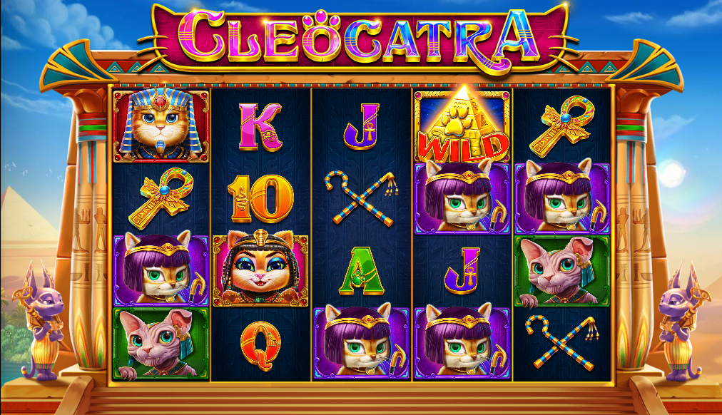 Визуальный вид игры Клеокатра от Прагматик